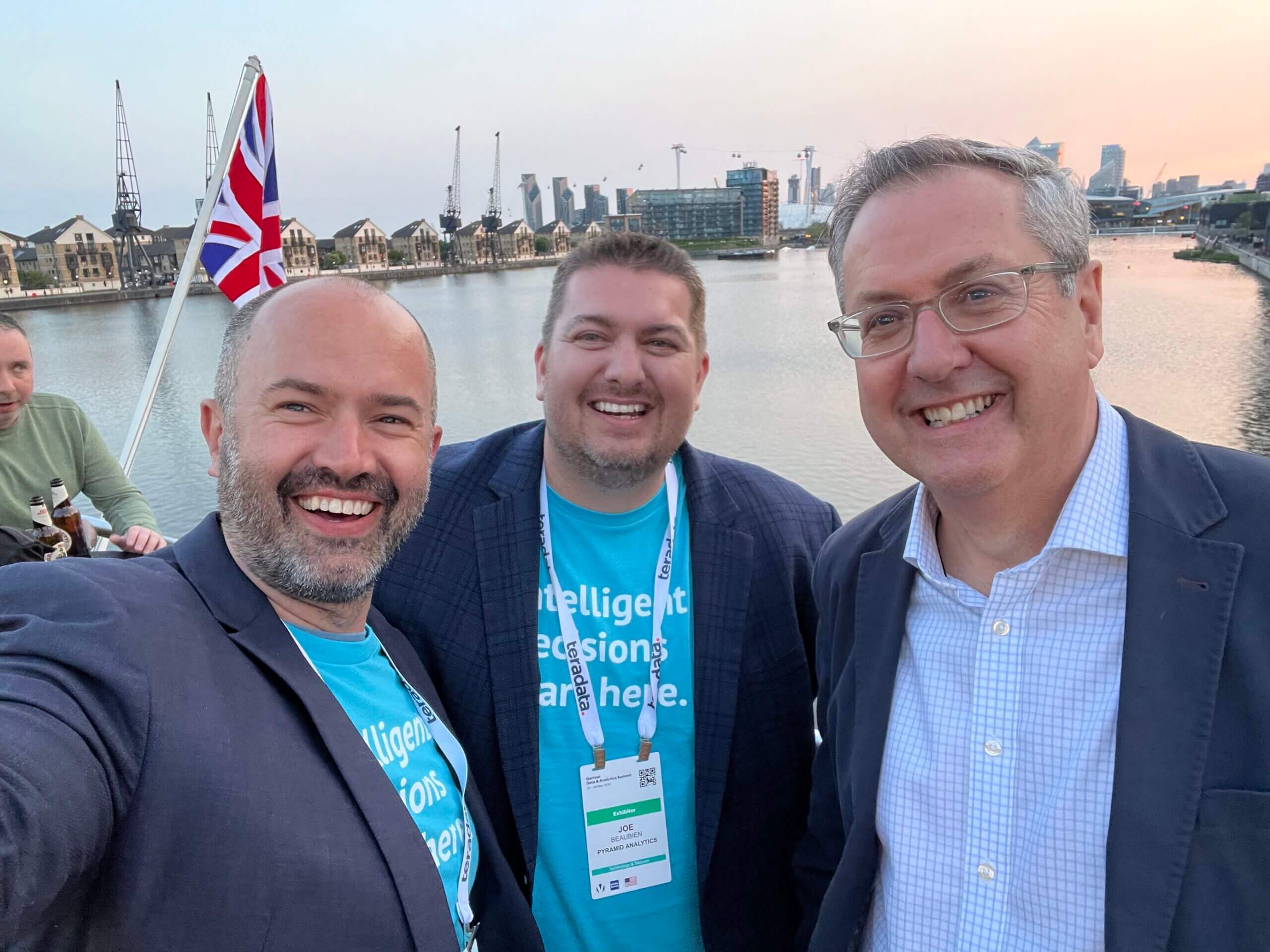 Pete, Joe and Richard aboard the Sunborn.