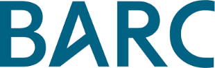 Business intelligence software Pyramid Analytics features BARC logo for its top ranking in the analyst firm's BI & Analytics Survey 2024.