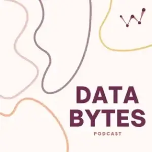 The logo for Data Bytes podcast as recommended by Pyramid Analytics for 2024’s top data podcasts.