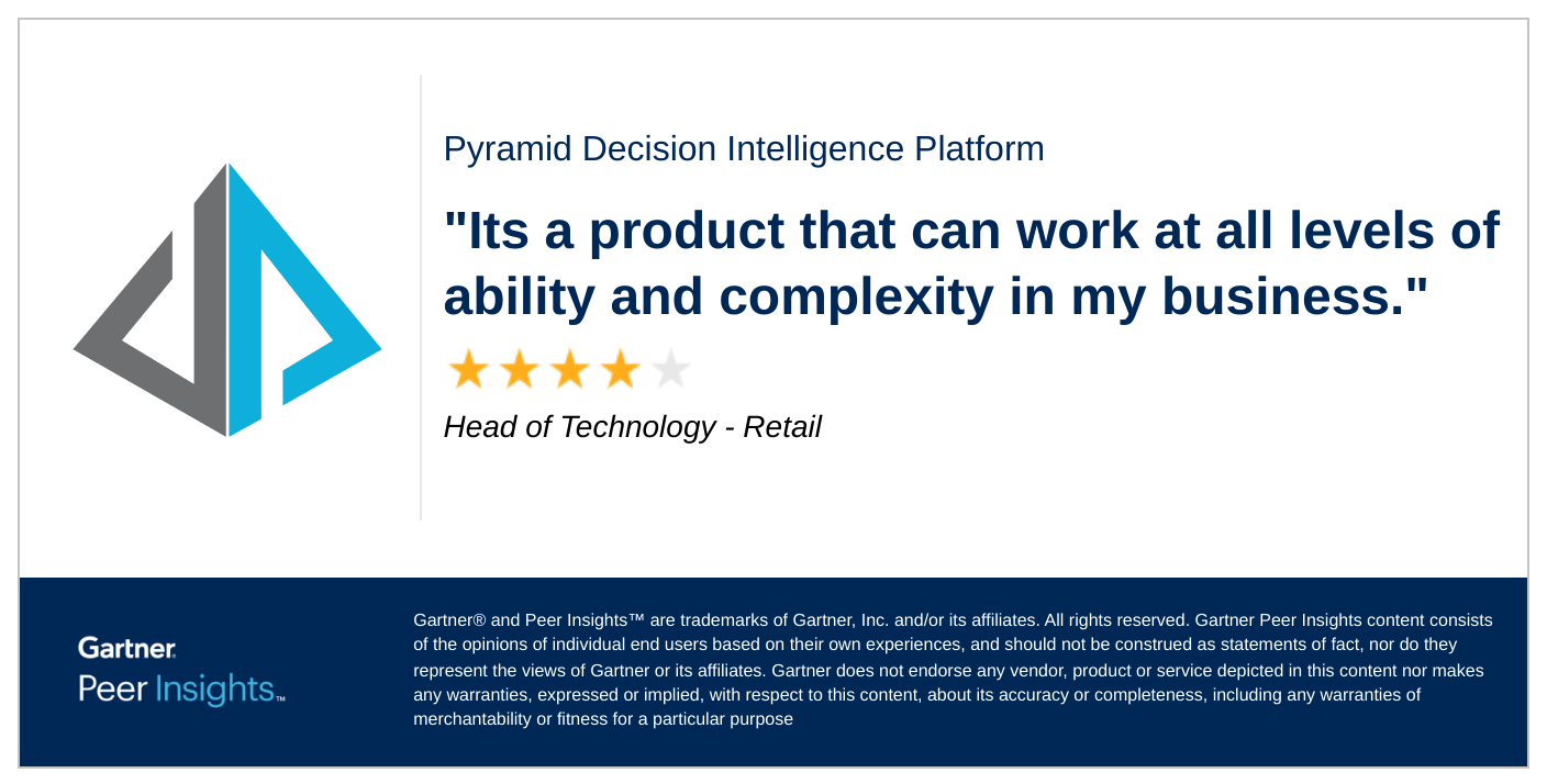 Customer Testimonail From Gartner