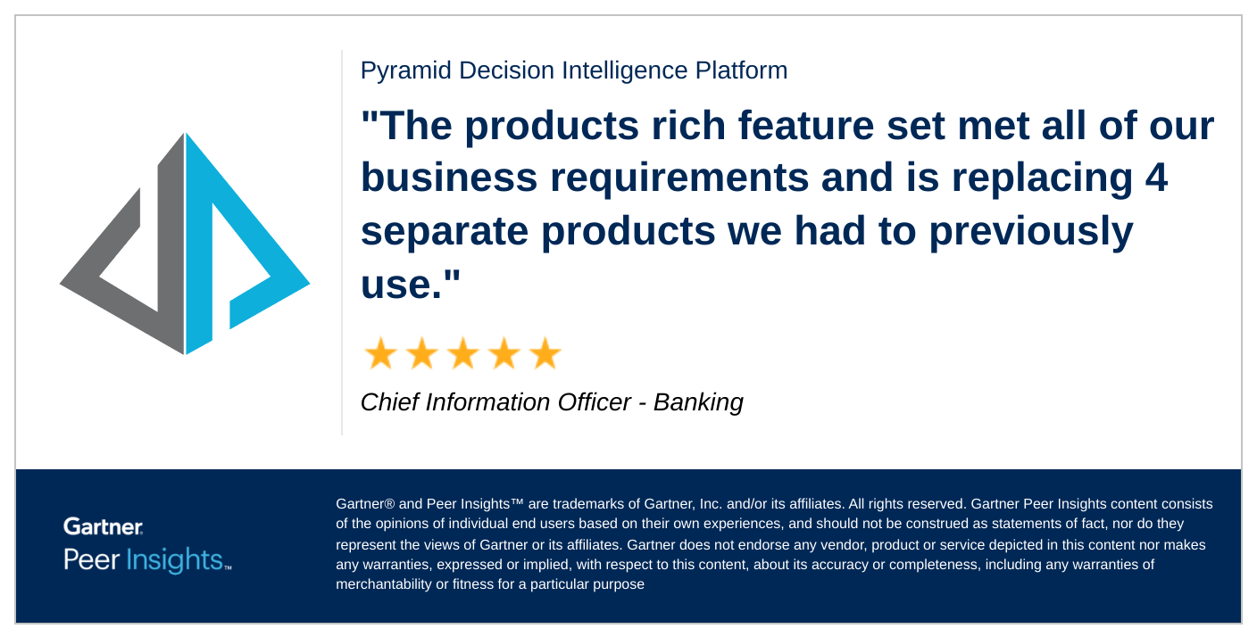 Customer Testimonail From Gartner