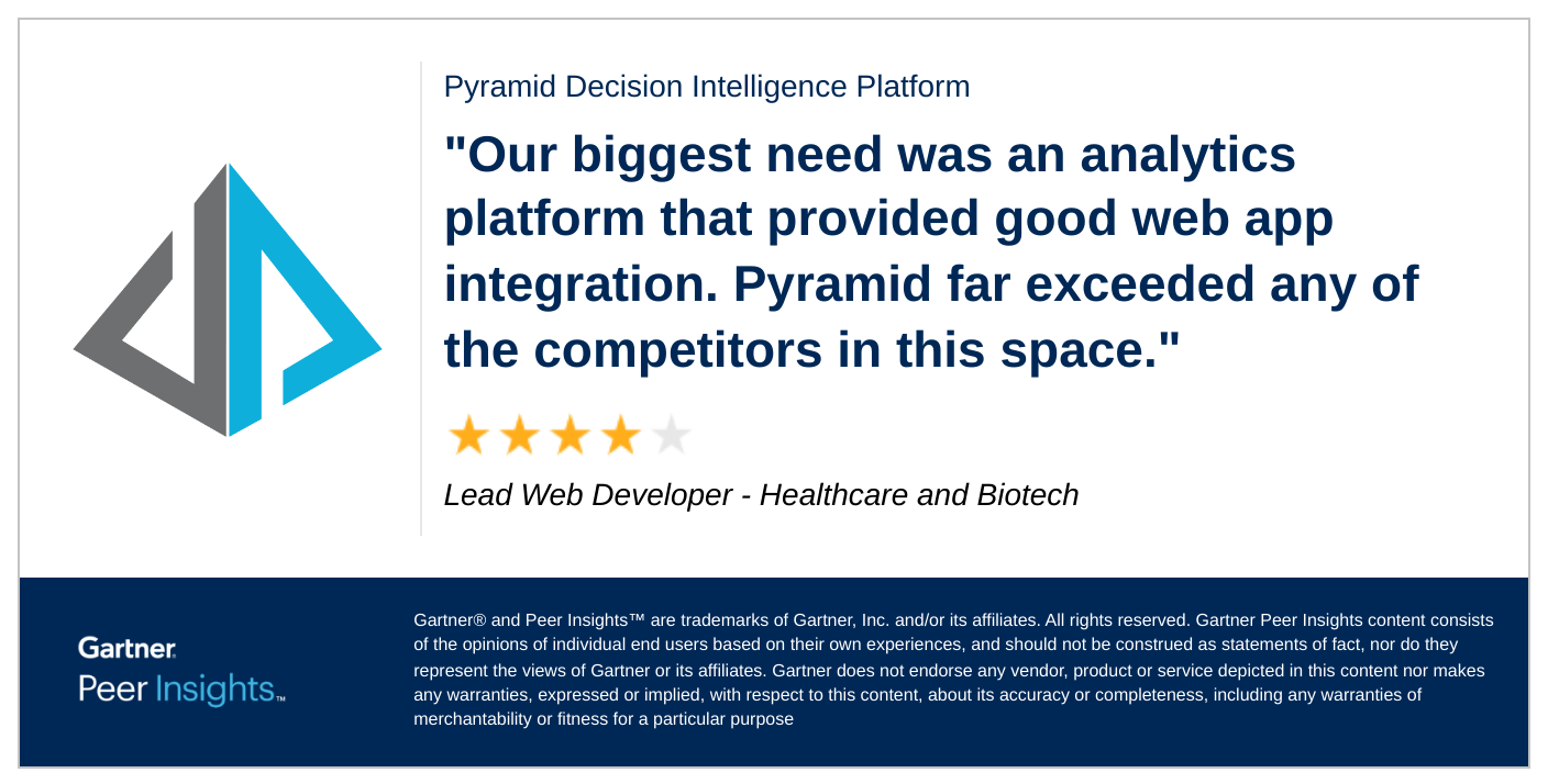 Customer Testimonail From Gartner